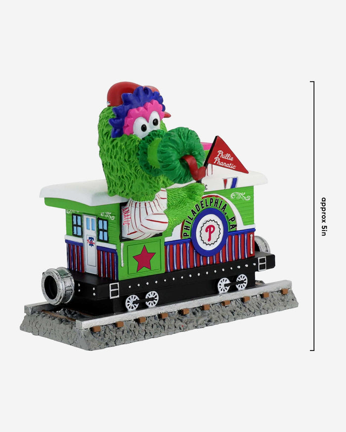 Phillie Phanatic Philadelphia Phillies Express Train Mascot Bobblehead FOCO - FOCO.com