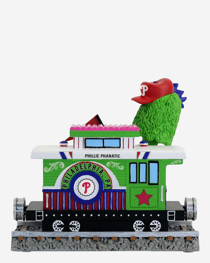 Phillie Phanatic Philadelphia Phillies Express Train Mascot Bobblehead FOCO - FOCO.com