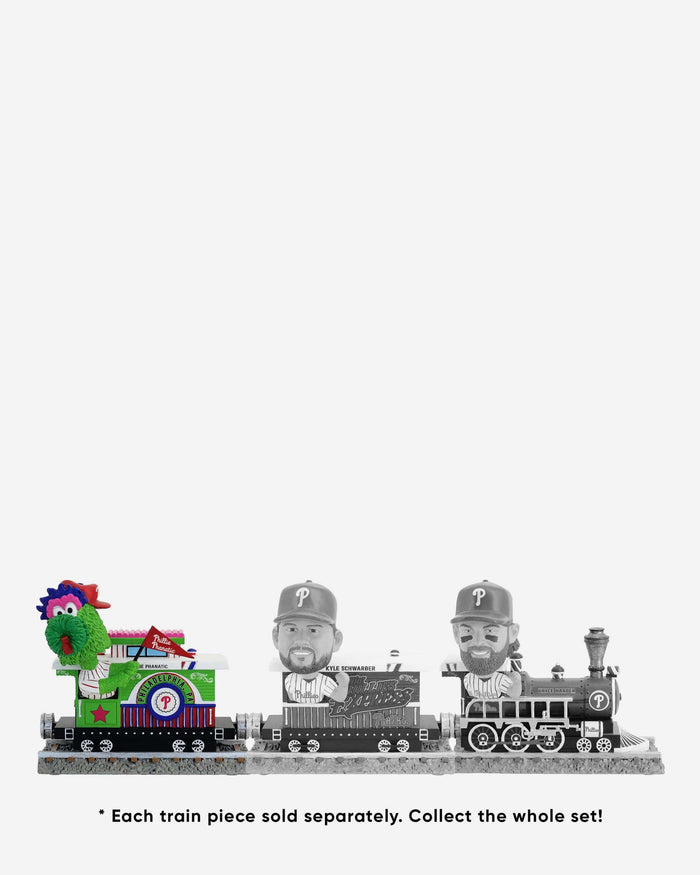 Phillie Phanatic Philadelphia Phillies Express Train Mascot Bobblehead FOCO - FOCO.com