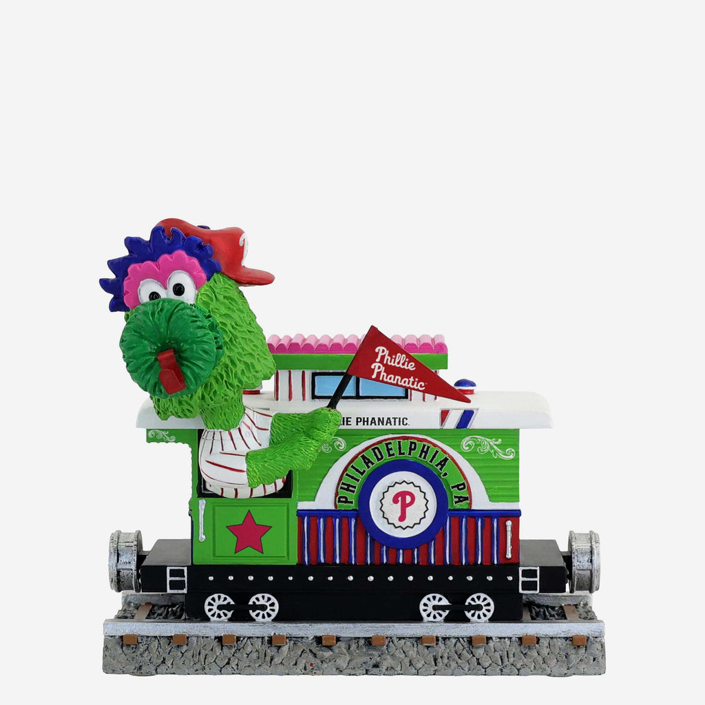 Phillie Phanatic Philadelphia Phillies Express Train Mascot Bobblehead FOCO - FOCO.com