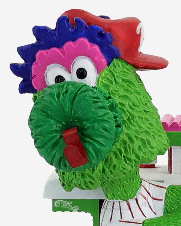 Phillie Phanatic Philadelphia Phillies Express Train Mascot Bobblehead FOCO - FOCO.com