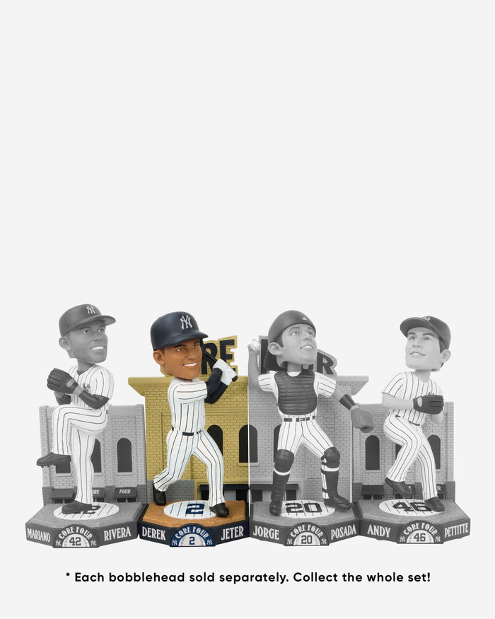 Derek Jeter New York Yankees Core Four Bobblehead FOCO - FOCO.com