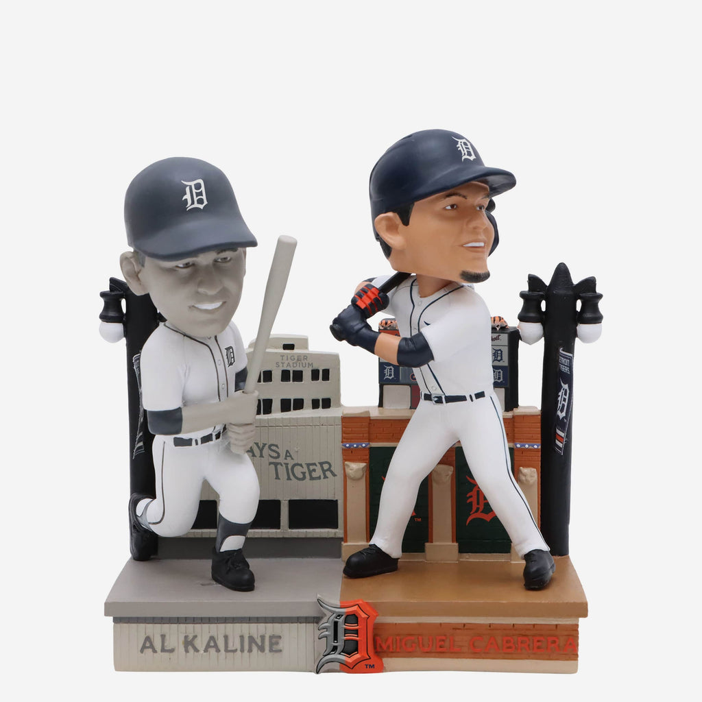 Al Kaline & Miguel Cabrera Detroit Tigers Then and Now Bobblehead FOCO - FOCO.com
