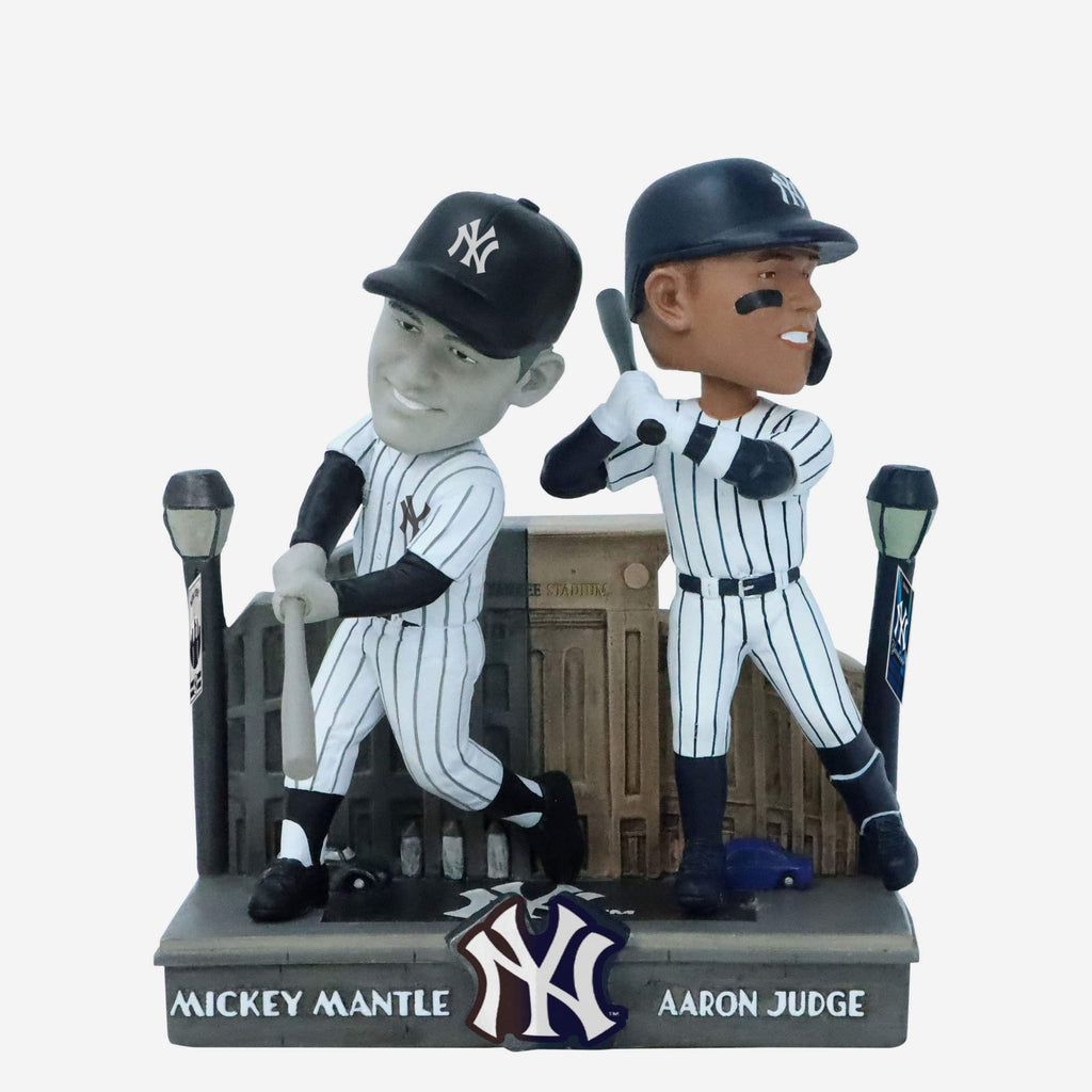 Mickey Mantle & Aaron Judge New York Yankees Then and Now Bobblehead FOCO - FOCO.com