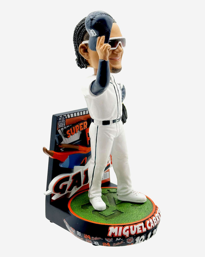 Miguel Cabrera of the Detroit Tigers looks on prior to a game against Miguel Cabrera of the Detroit Tigers looks on prior to a game against