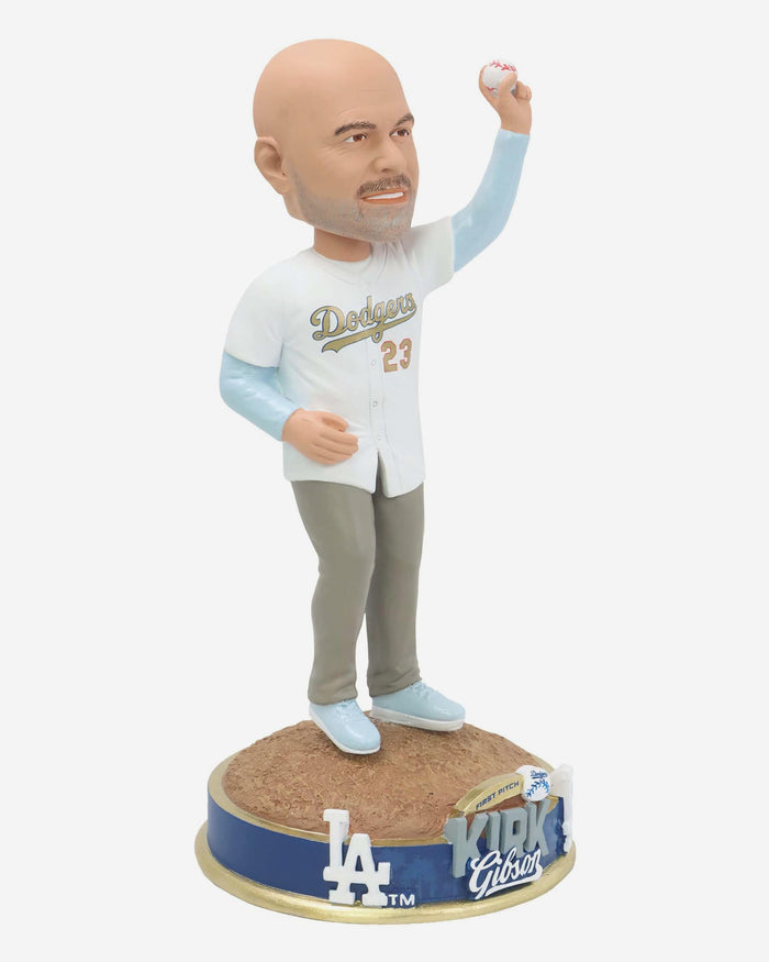 Kirk Gibson Los Angeles Dodgers 2025 Opening Day First Pitch Bobblehead FOCO - FOCO.com