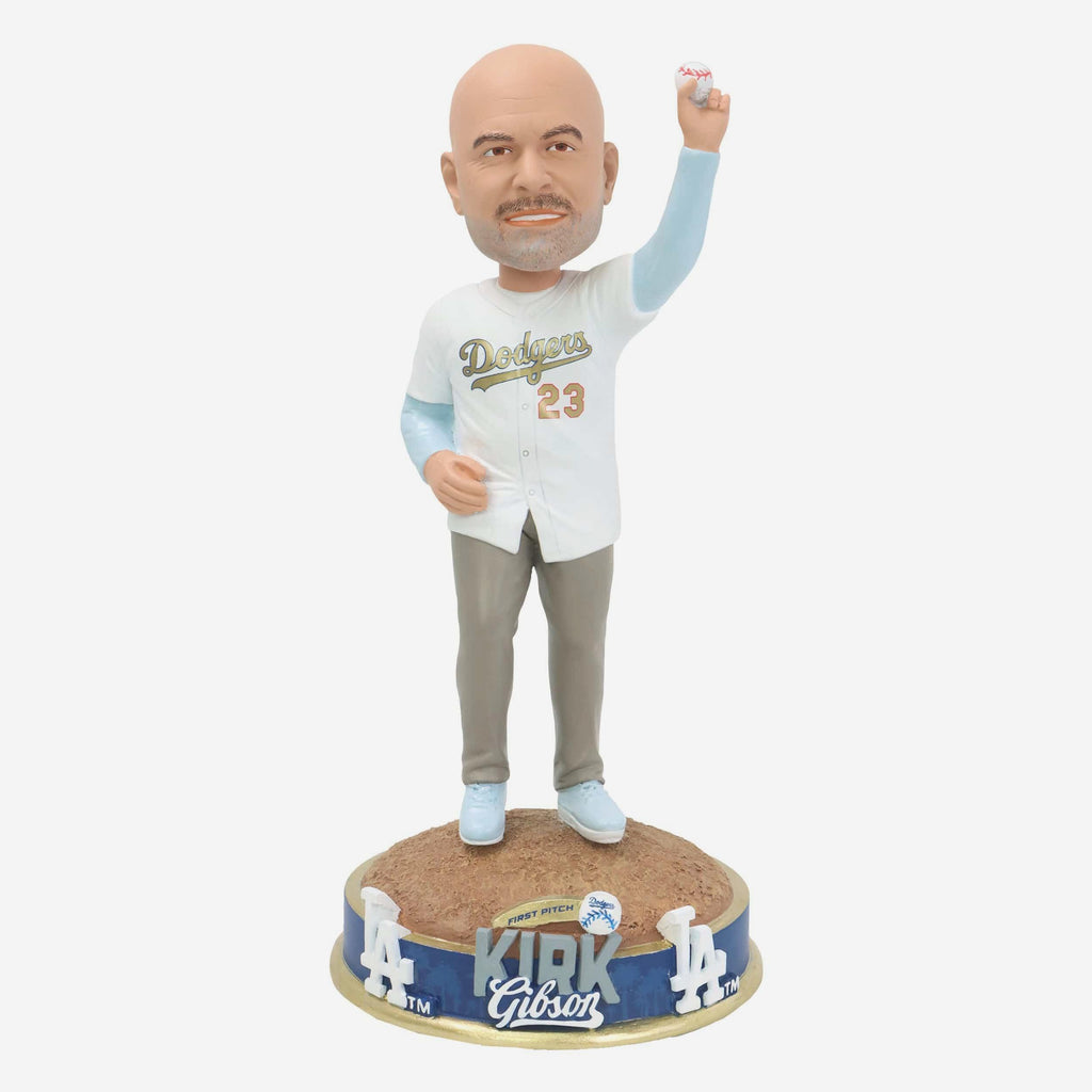 Kirk Gibson Los Angeles Dodgers 2025 Opening Day First Pitch Bobblehead FOCO - FOCO.com