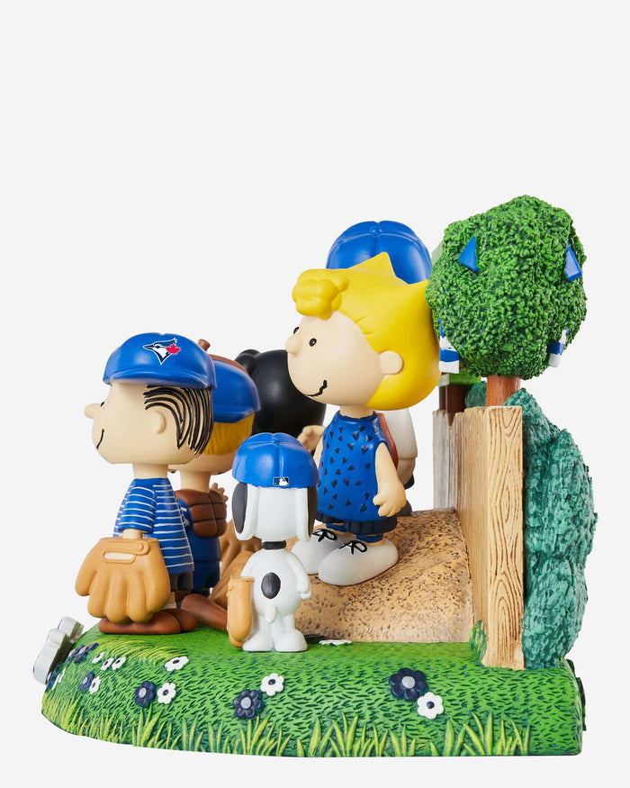 Toronto Blue Jays Peanuts Gang Baseball Field Mini Bobblehead Scene FOCO - FOCO.com