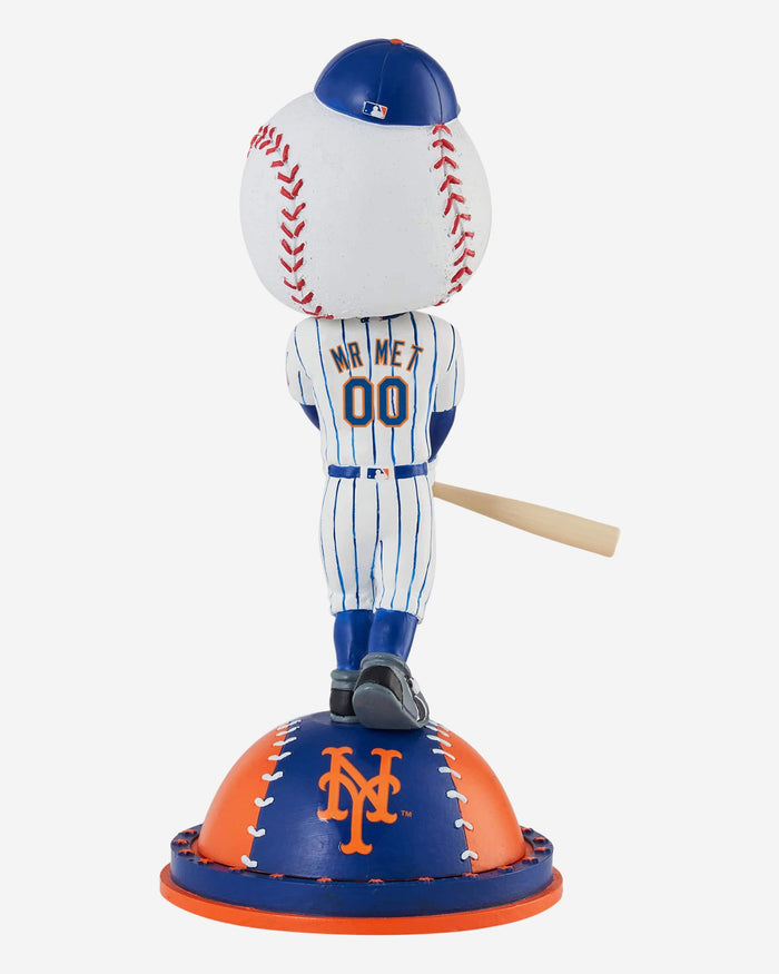 Mr Met New York Mets Magnetic Stadium Base Mascot Bobblehead FOCO - FOCO.com