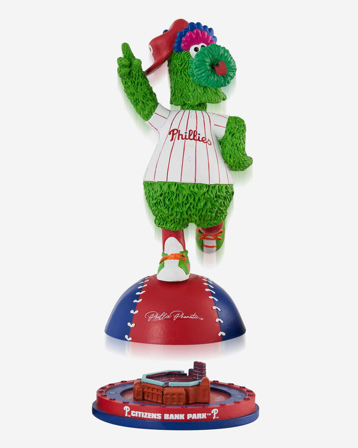 Phillie Phanatic Philadelphia Phillies Magnetic Stadium Base Mascot Bobblehead FOCO - FOCO.com