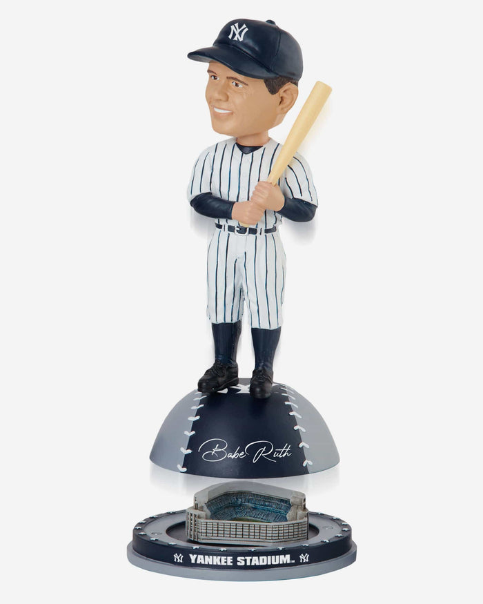Babe Ruth New York Yankees Magnetic Stadium Base Bobblehead FOCO - FOCO.com