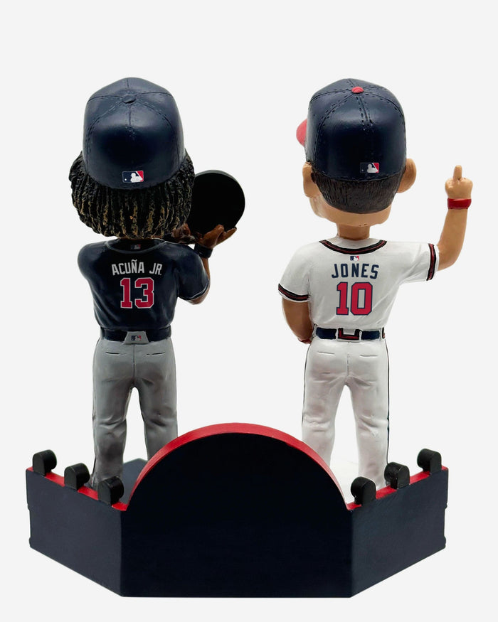Chipper Jones & Ronald Acuna Jr Atlanta Braves MVP Winners Then and Now Bobblehead FOCO - FOCO.com