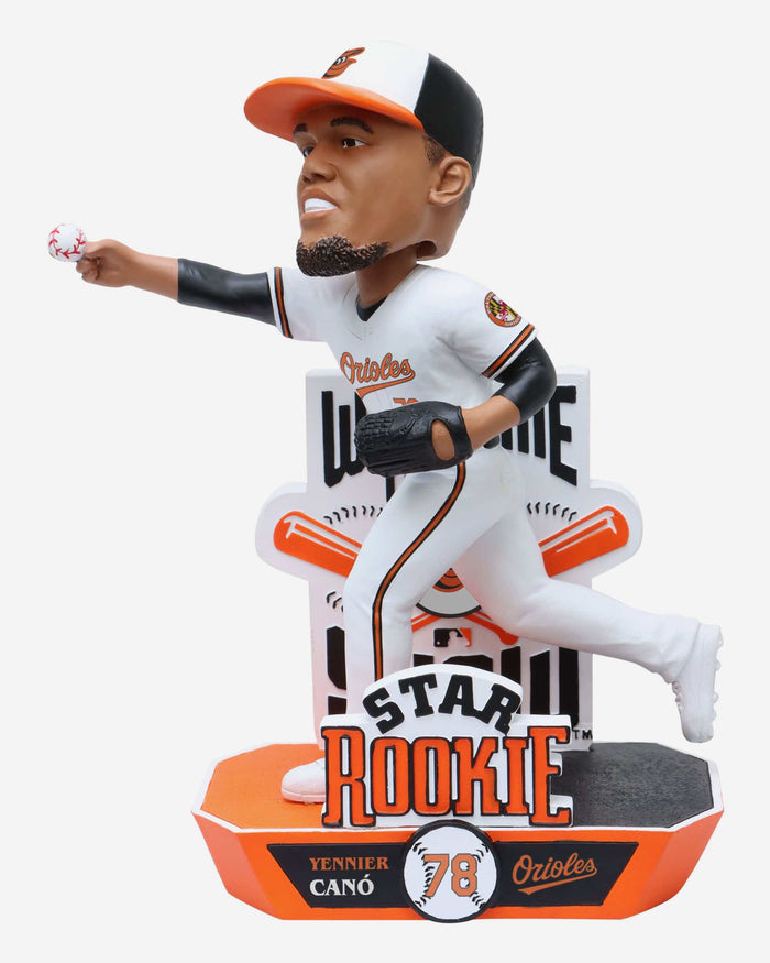 Yennier Cano Baltimore Orioles Star Rookie Bobblehead FOCO - FOCO.com