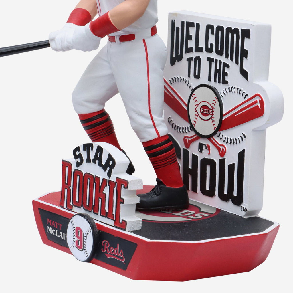 Elly De La Cruz, Matt McLain & Spencer Steer Cincinnati Reds Rookie Mini Bobblehead - 5" Tall, Limited Edition