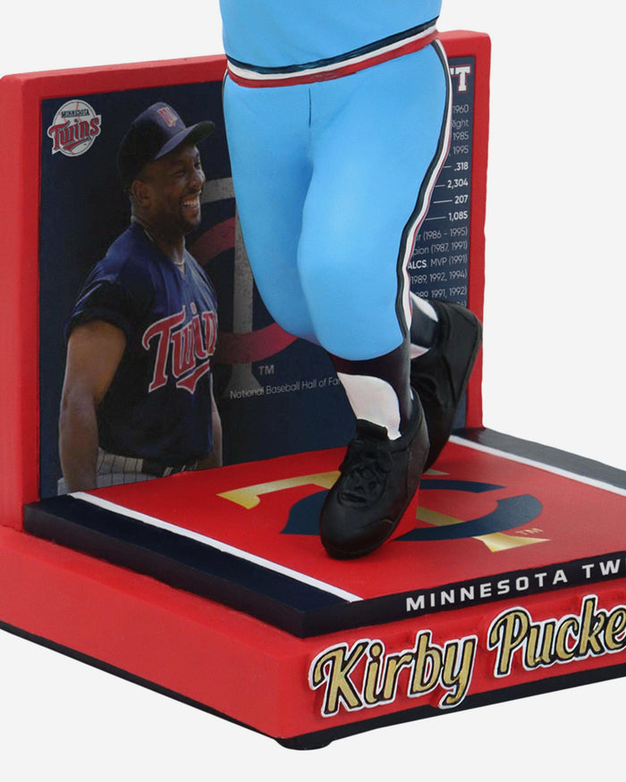 Kirby Puckett Minnesota Twins Career Stats Bobblehead FOCO - FOCO.com