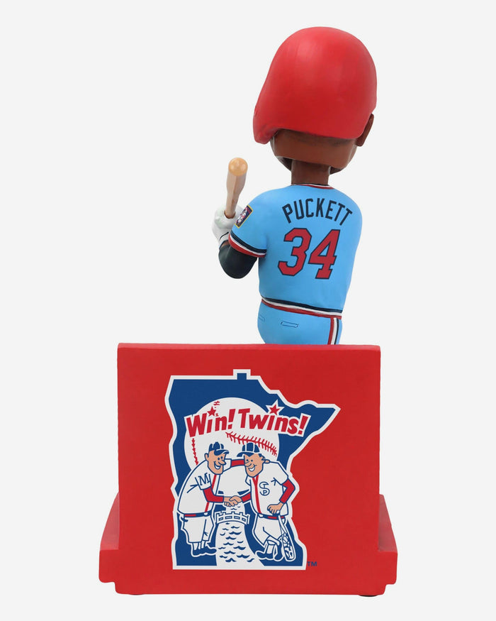 Kirby Puckett Minnesota Twins Career Stats Bobblehead FOCO - FOCO.com