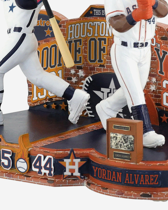 Jeff Bagwell & Yordan Alvarez 1991 & 2019 Houston Astros Rookie of the Year Then and Now Bobblehead FOCO - FOCO.com
