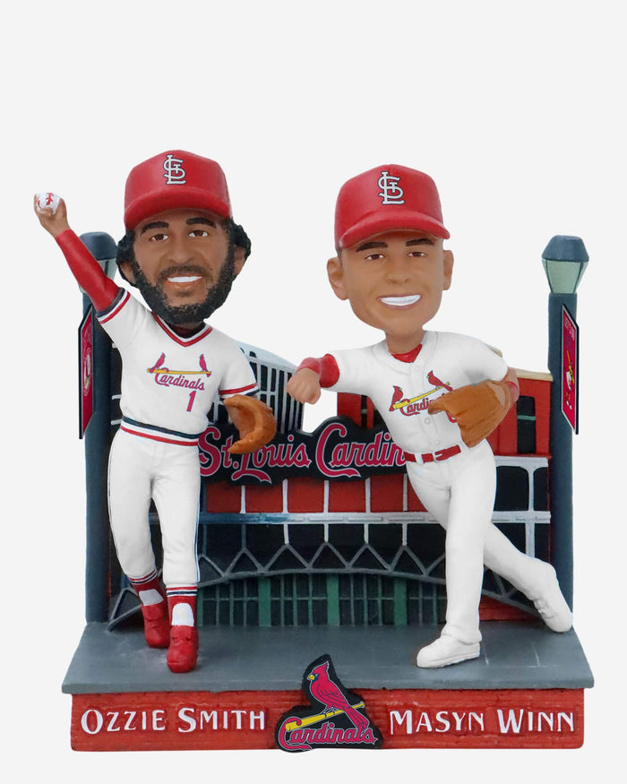 Ozzie Smith & Masyn Winn St Louis Cardinals Then and Now Bobblehead FOCO - FOCO.com