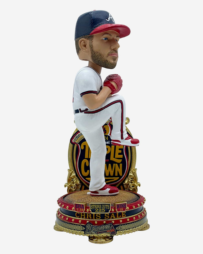 Chris Sale Atlanta Braves Triple Crown Bobblehead FOCO - FOCO.com