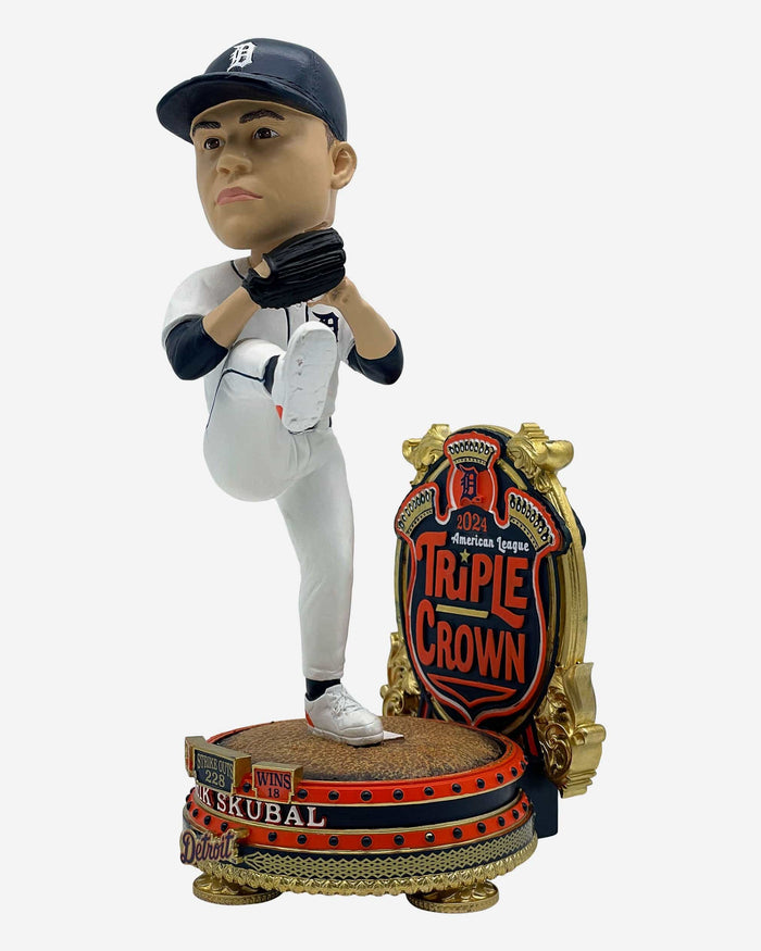 Tarik Skubal Detroit Tigers 2024 Triple Crown Bobblehead FOCO - FOCO.com