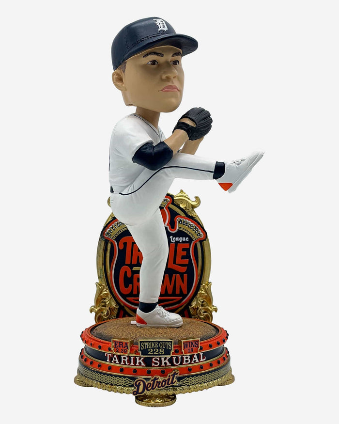 Tarik Skubal Detroit Tigers 2024 Triple Crown Bobblehead FOCO - FOCO.com