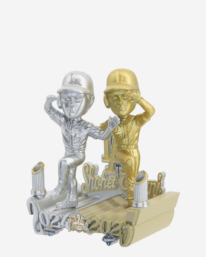 Shohei Ohtani Los Angeles Dodgers 2025 Back To Back World Series Champions Then And Now Bobblehead FOCO - FOCO.com