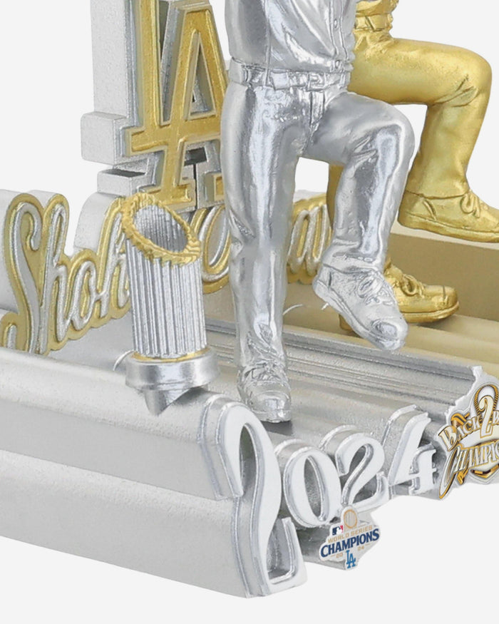 Shohei Ohtani Los Angeles Dodgers 2025 Back To Back World Series Champions Then And Now Bobblehead FOCO - FOCO.com