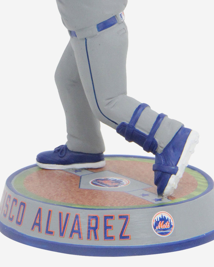 Francisco Alvarez New York Mets Field Stripe Variant Bighead Bobblehead FOCO - FOCO.com