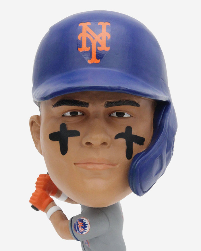 Francisco Alvarez New York Mets Field Stripe Variant Bighead Bobblehead FOCO - FOCO.com