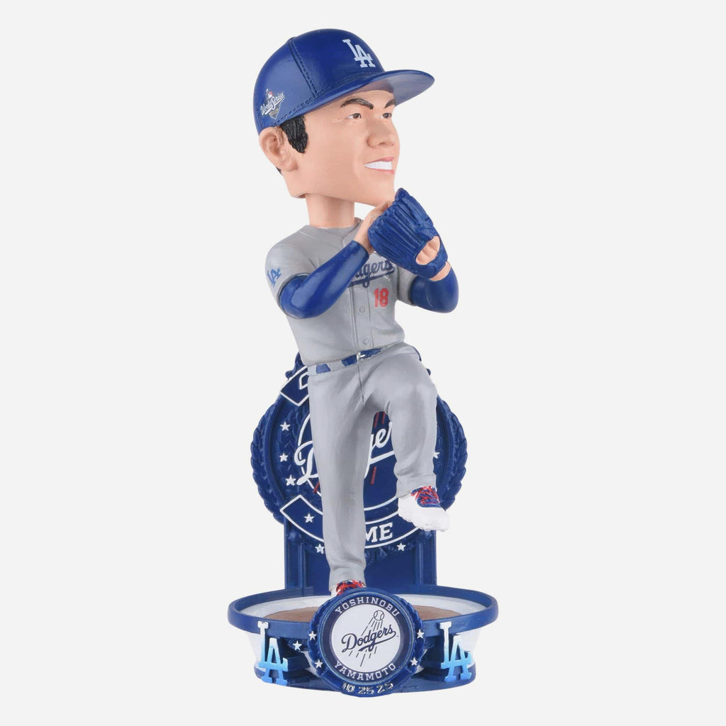 Yoshinobu Yamamoto Los Angeles Dodgers 2025 World Series Complete Game Bobblehead FOCO - FOCO.com