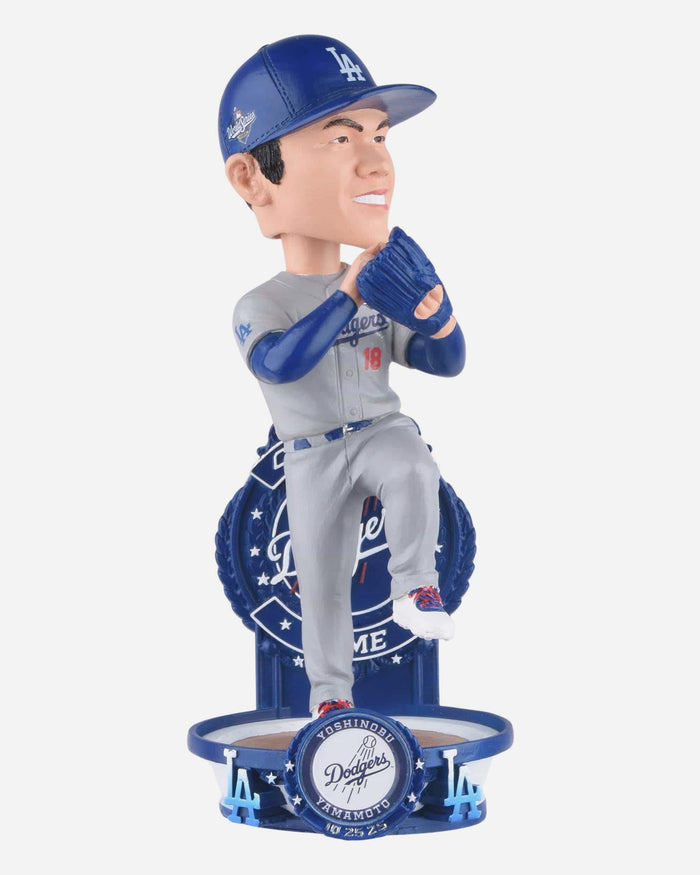 Yoshinobu Yamamoto Los Angeles Dodgers 2025 World Series Complete Game Bobblehead FOCO - FOCO.com
