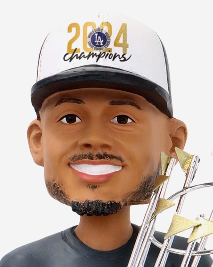 Mookie Betts Los Angeles Dodgers 2024 World Series Champions Authentic Dirt Bobblehead FOCO - FOCO.com