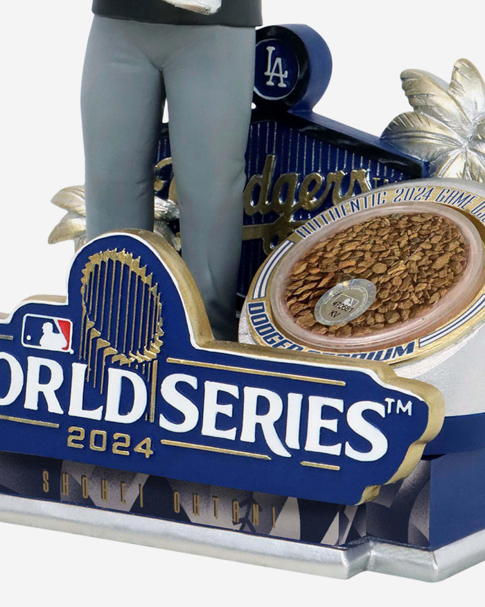 Shohei Ohtani Los Angeles Dodgers 2024 World Series Champions Authentic Dirt Bobblehead FOCO - FOCO.com