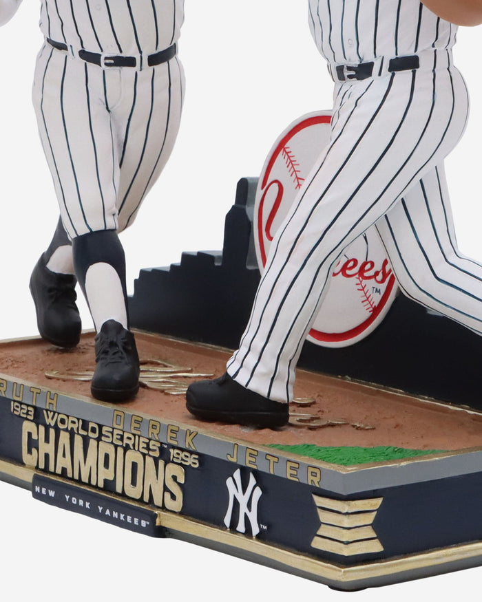 Babe Ruth & Derek Jeter New York Yankees 1923 & 1996 World Series Champions Dual Bobblehead FOCO - FOCO.com