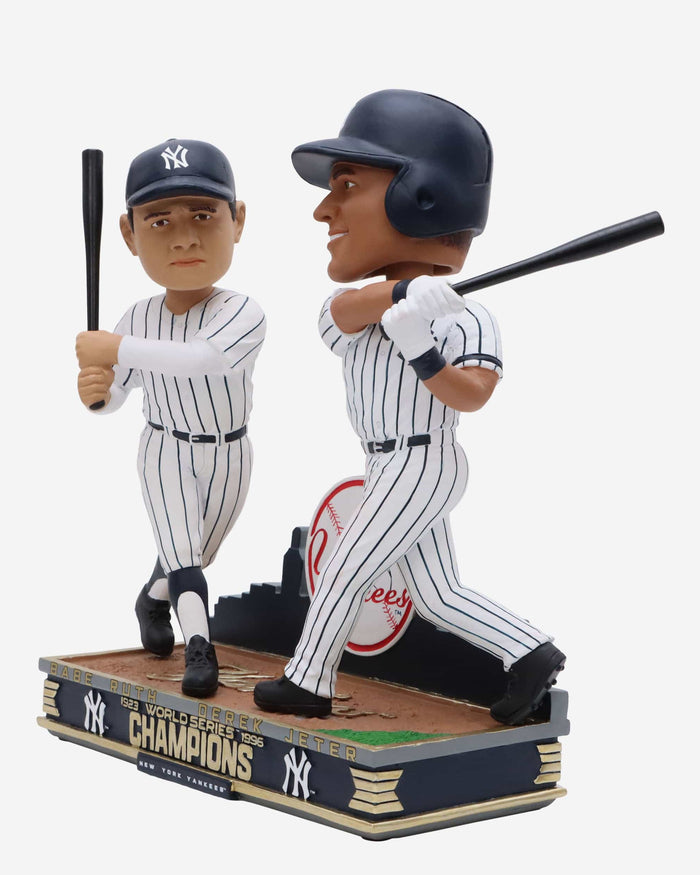 Babe Ruth & Derek Jeter New York Yankees 1923 & 1996 World Series Champions Dual Bobblehead FOCO - FOCO.com
