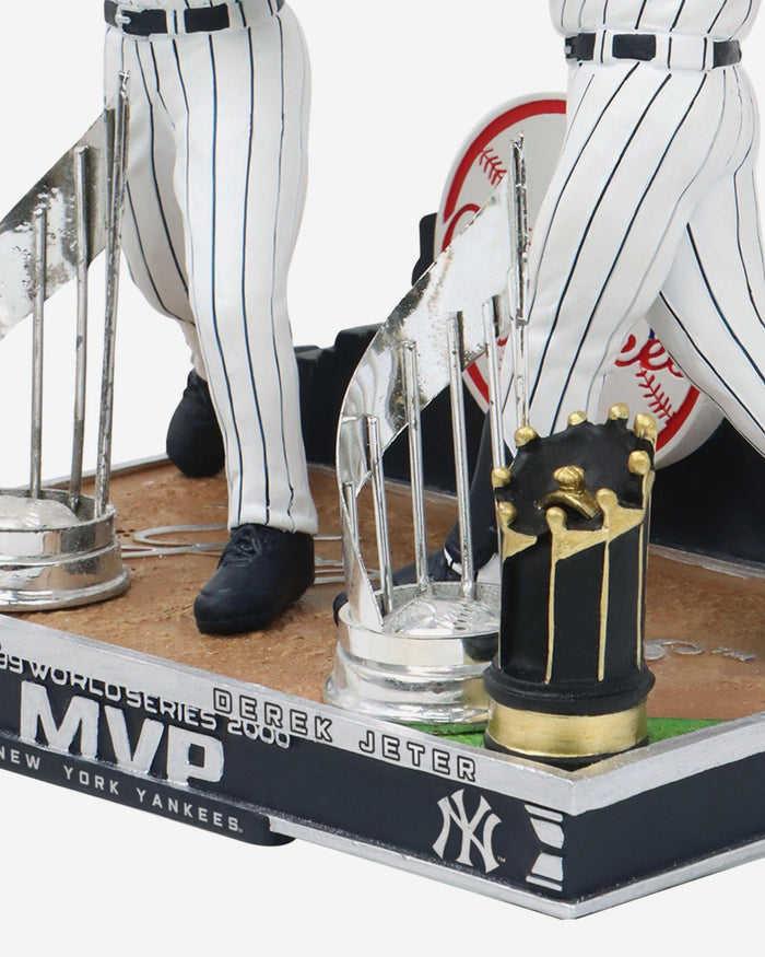 Derek Jeter & Mariano Rivera New York Yankees Back-To-Back World Series MVP Dual Bobblehead FOCO - FOCO.com