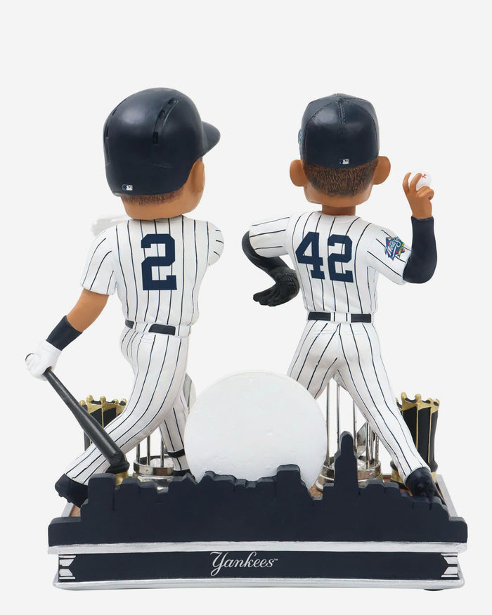 Derek Jeter & Mariano Rivera New York Yankees Back-To-Back World Series MVP Dual Bobblehead FOCO - FOCO.com