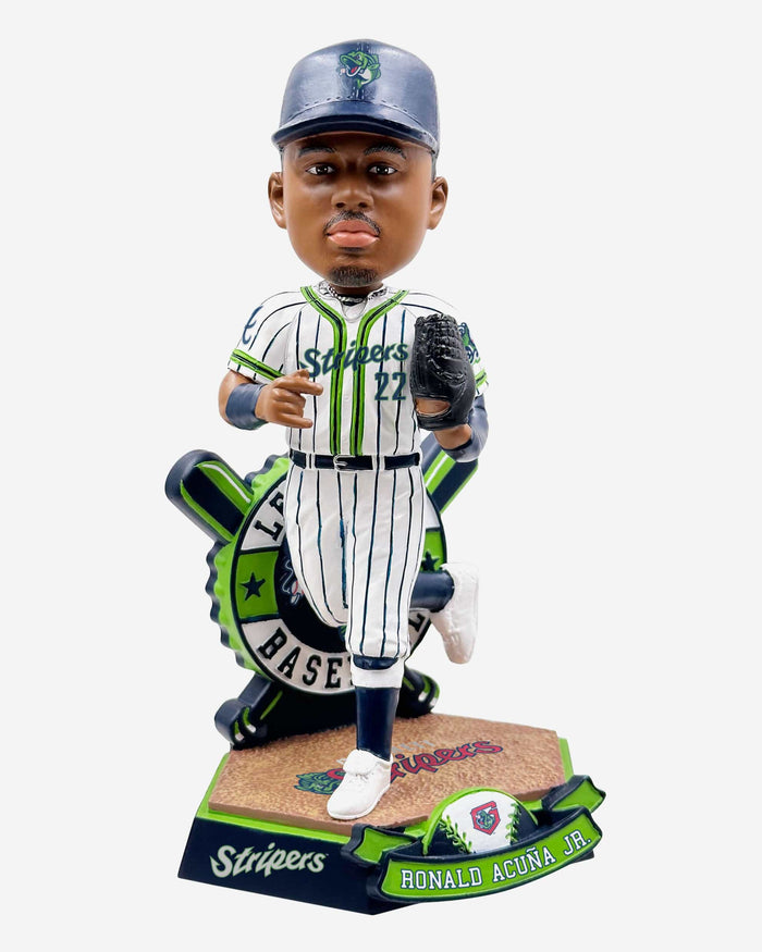 Ronald Acuna Jr Gwinnett Stripers Minor League Bobblehead FOCO - FOCO.com