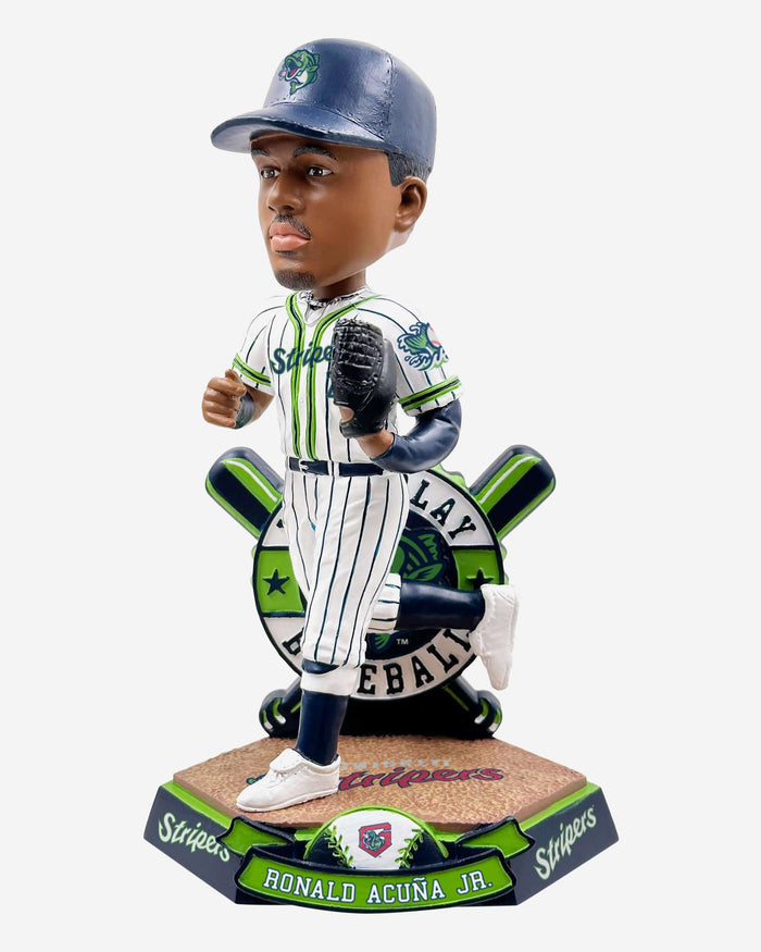 Ronald Acuna Jr Gwinnett Stripers Minor League Bobblehead FOCO - FOCO.com