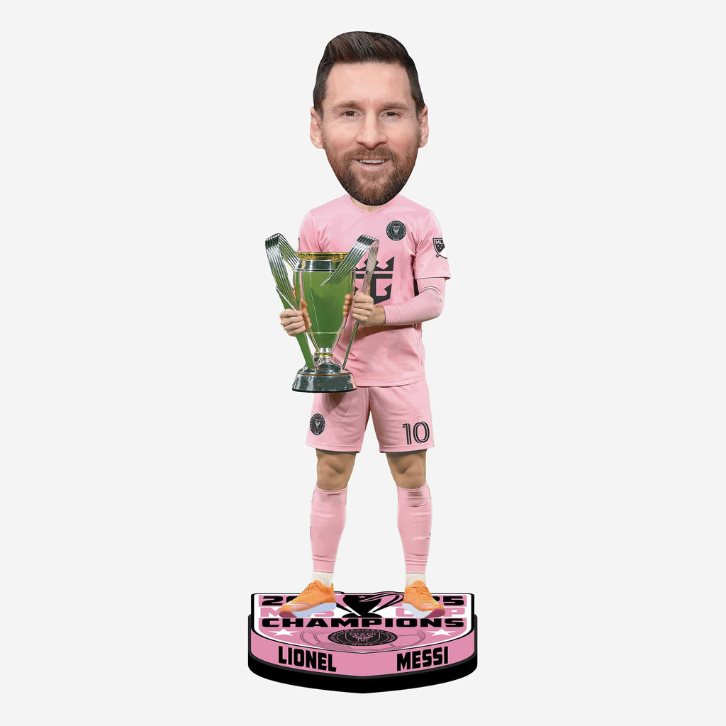 Lionel Messi Inter Miami CF 2025 MLS Champions Bobblehead FOCO - FOCO.com