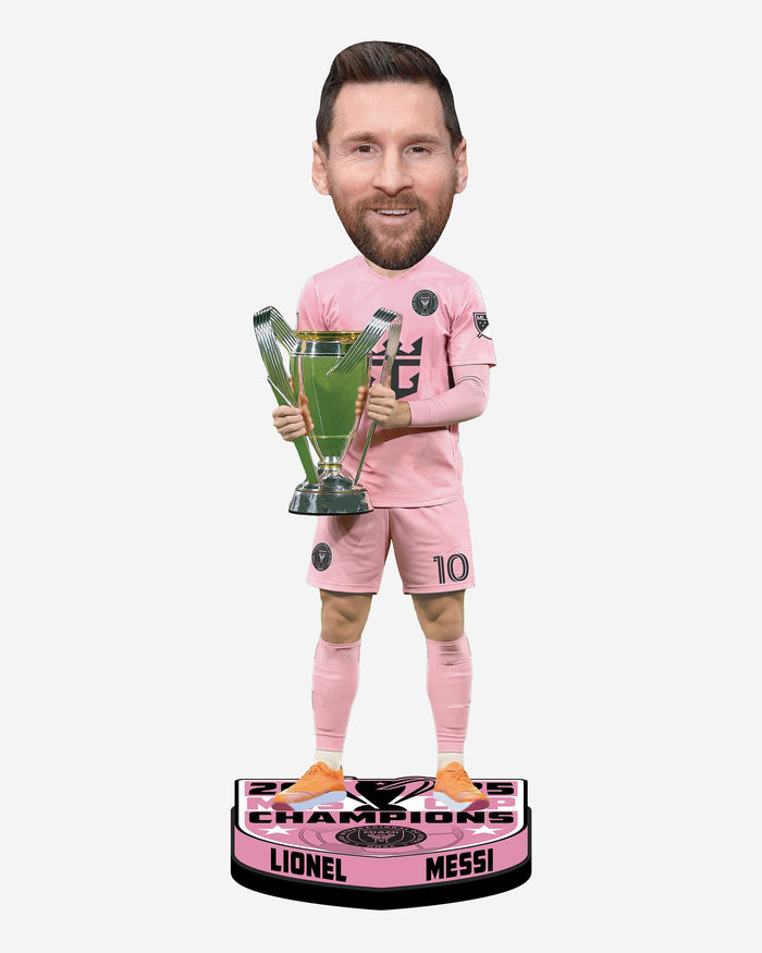 Lionel Messi Inter Miami CF 2025 MLS Champions Bobblehead FOCO - FOCO.com