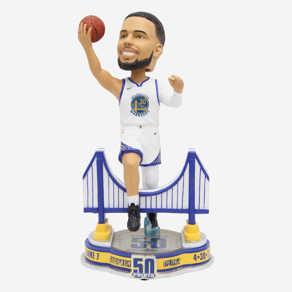 Steph Curry Golden State Warriors Game 7 50 Point Record Bobblehead FOCO - FOCO.com