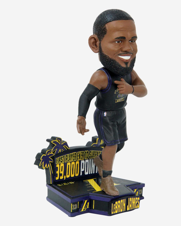 LeBron James Los Angeles Lakers 39,000 Points Milestone Bobblehead FOCO - FOCO.com