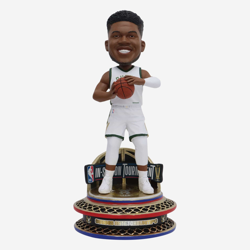 Giannis Antetokounmpo Milwaukee Bucks 2023 In-Season Tournament Bobblehead FOCO - FOCO.com