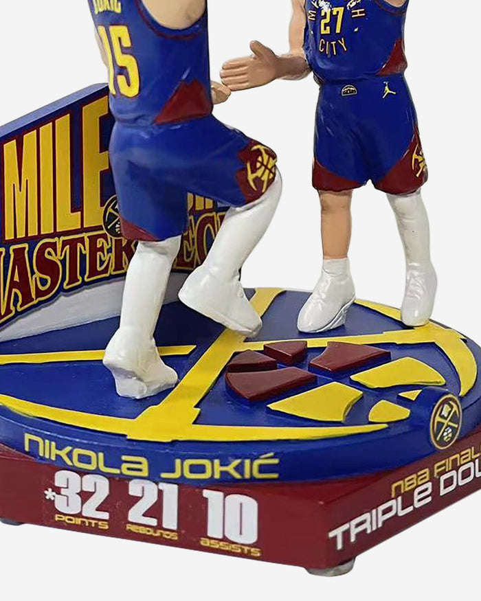 Nikola Jokic & Jamal Murray Denver Nuggets NBA Finals Triple-Double Dual Bobblehead FOCO - FOCO.com