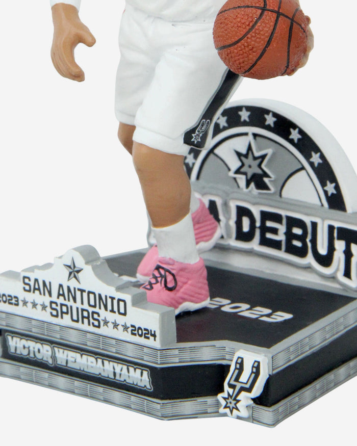 Victor Wembanyama San Antonio Spurs NBA Debut Bobblehead FOCO - FOCO.com