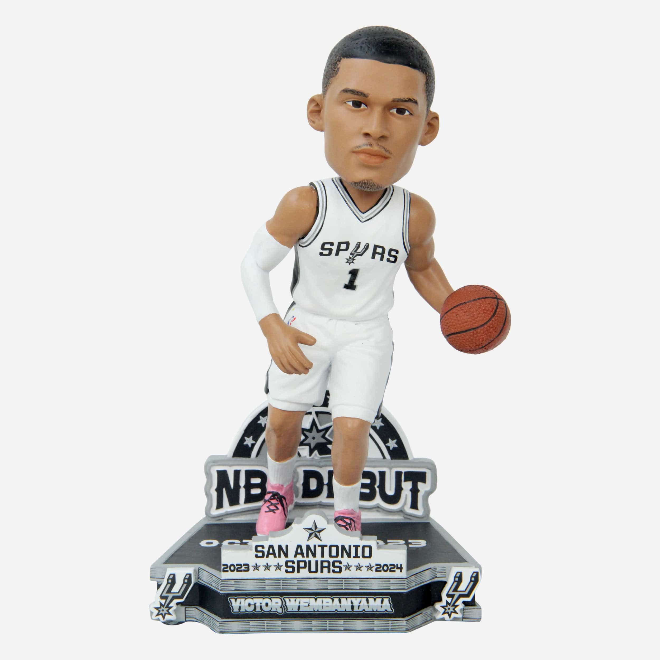 【Wembanyama フィギュア サンアントニオ・スパーズ Victor Wembanyama San Antonio Spurs NBA Debut Bobblehead FOCO