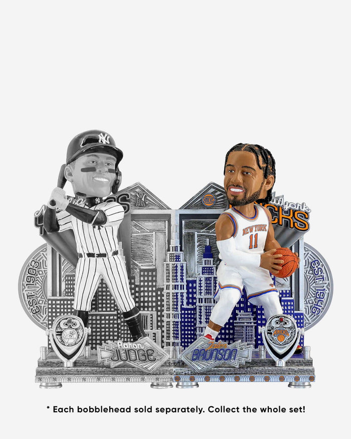 Jalen Brunson New York Knicks Big Apple Bobblehead FOCO - FOCO.com
