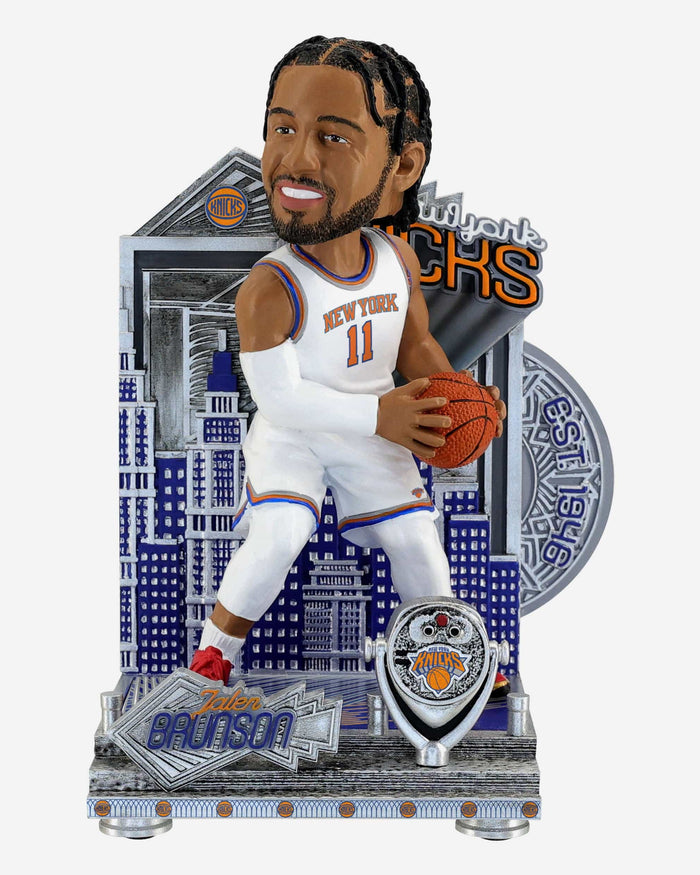 Jalen Brunson New York Knicks Big Apple Bobblehead FOCO - FOCO.com