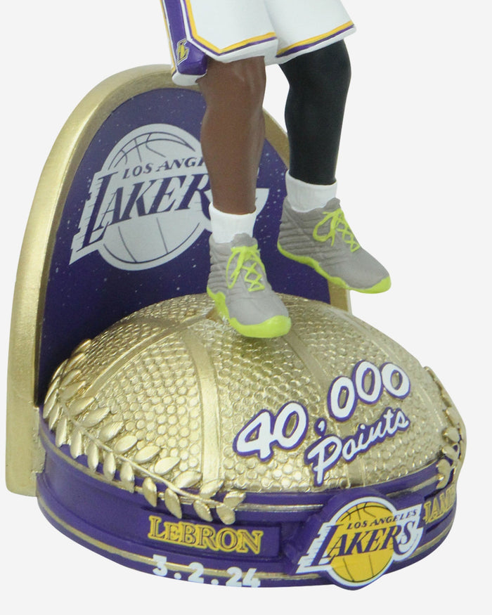 LeBron James Los Angeles Lakers 40,000 Points Milestone Bobblehead FOCO - FOCO.com